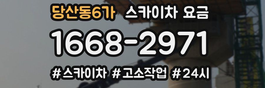 당산동6가 스카이차 요금