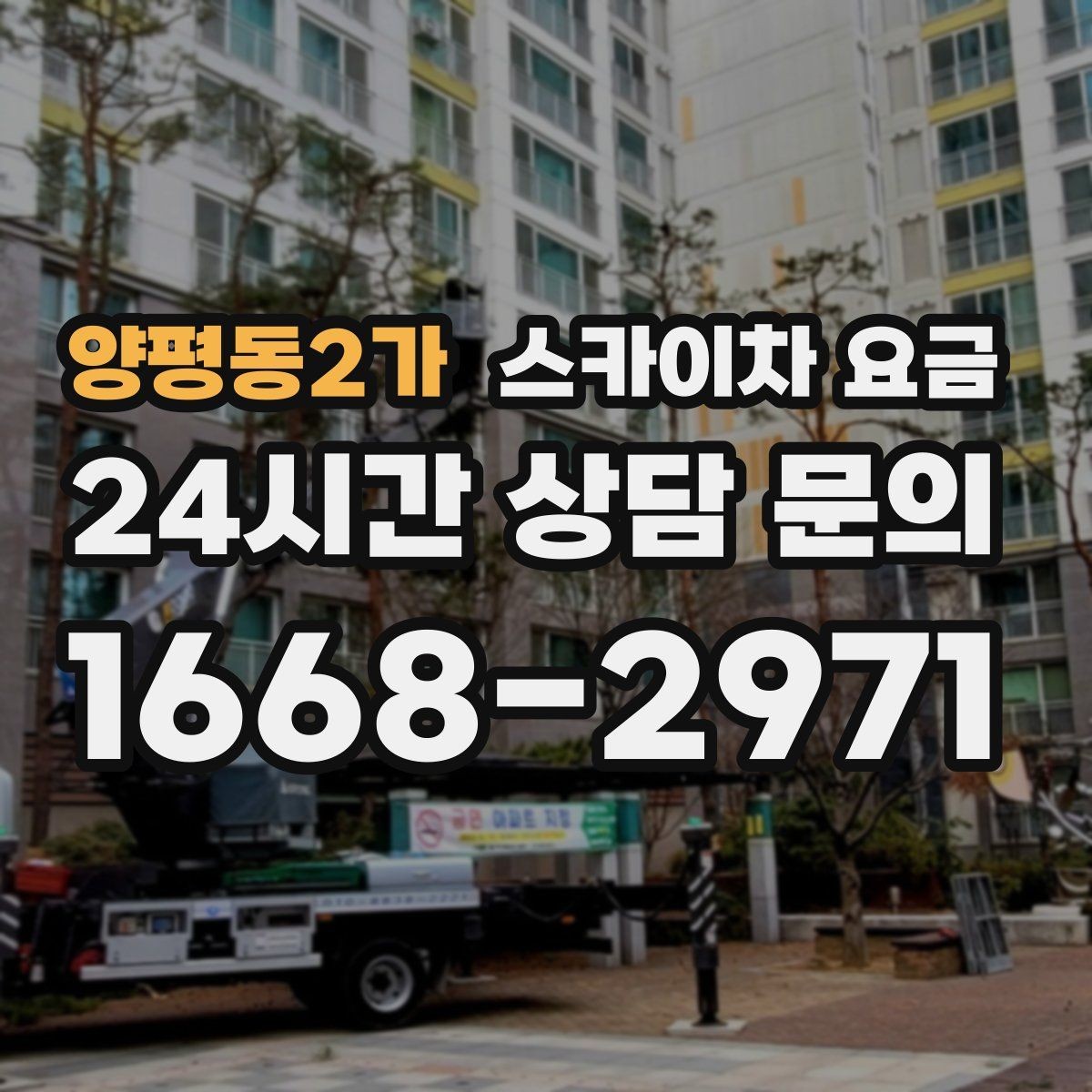 양평동2가 스카이차 요금 유도원 필요 여부를 판단하는 포인트