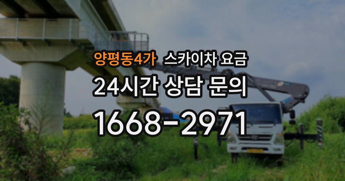 양평동4가 스카이차 요금