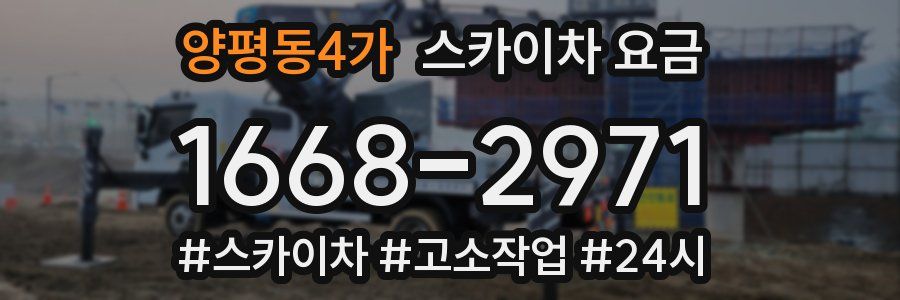 양평동4가 스카이차 요금