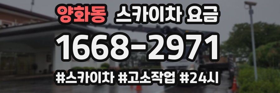 양화동 스카이차 요금