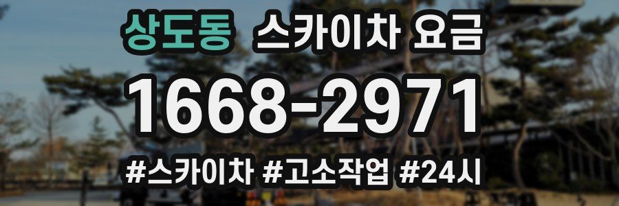상도동 스카이차 요금