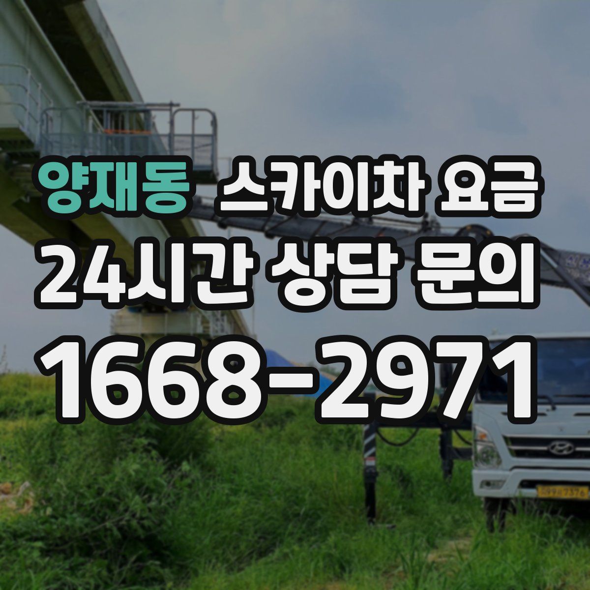 양재동 스카이차 요금
