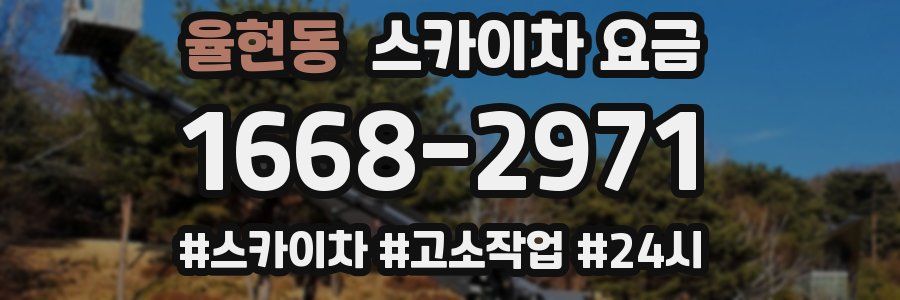 율현동 스카이차 요금