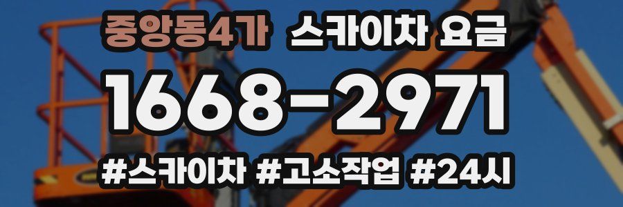 중앙동4가 스카이차 요금
