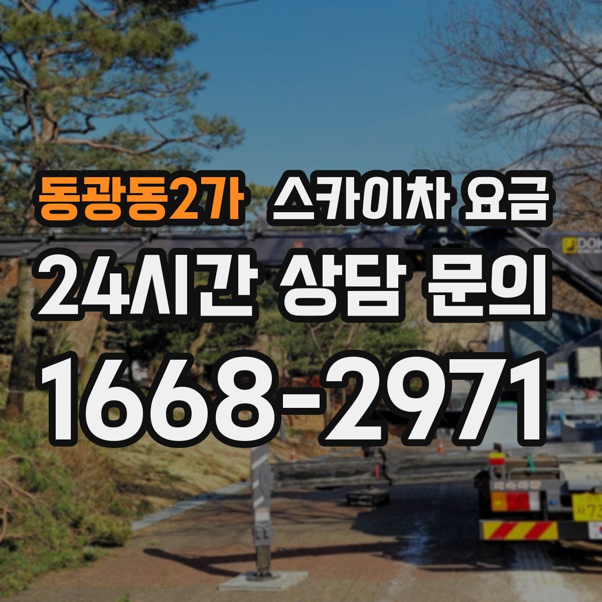 동광동2가 스카이차 요금