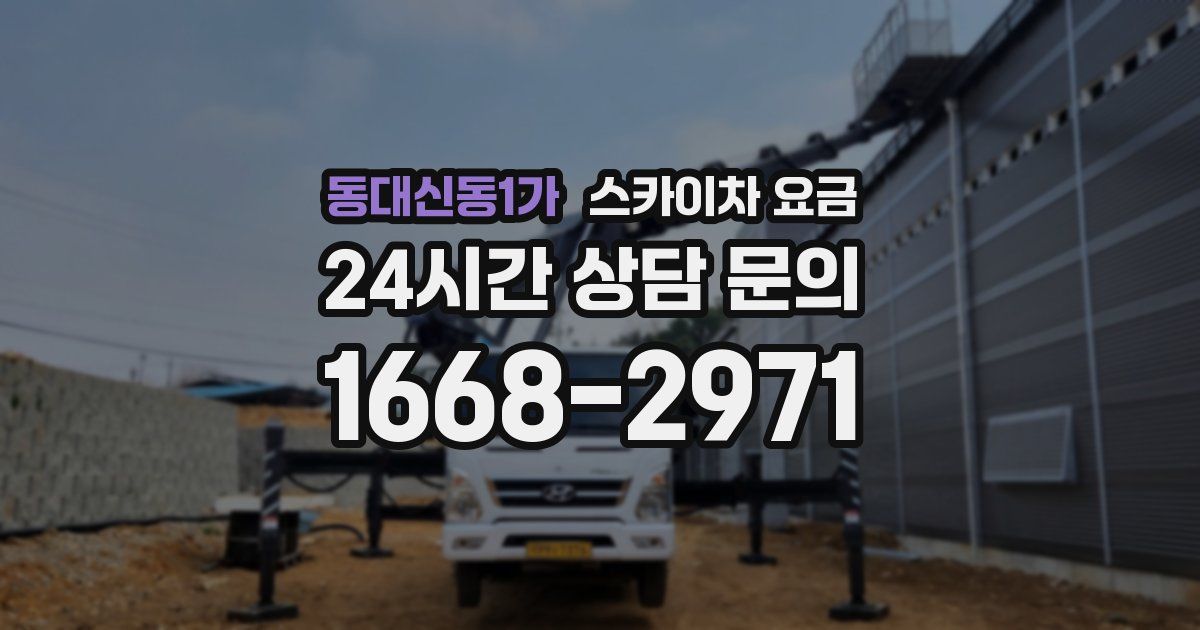 동대신동1가 스카이차 요금