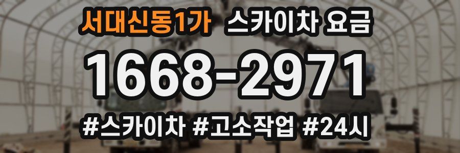 서대신동1가 스카이차 요금