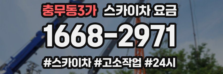 충무동3가 스카이차 요금