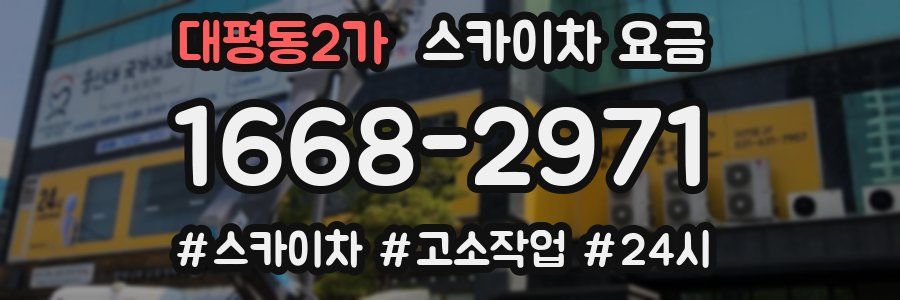 대평동2가 스카이차 요금