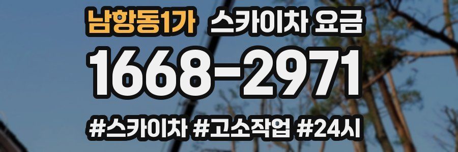 남항동1가 스카이차 요금