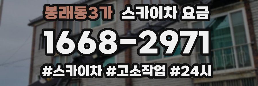 봉래동3가 스카이차 요금
