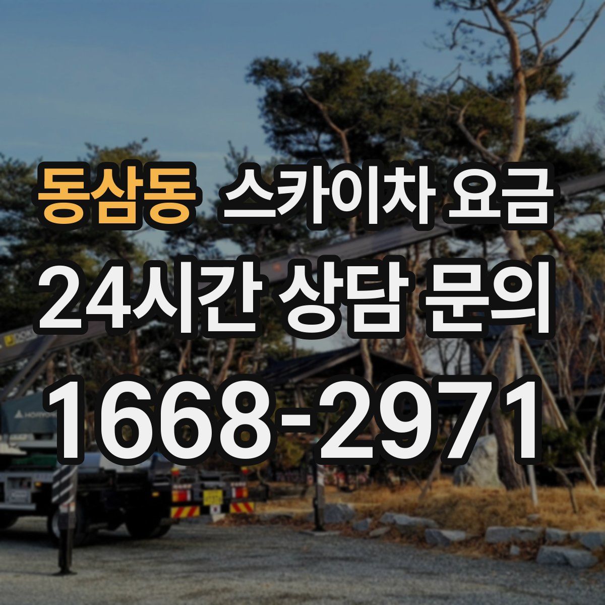 동삼동 스카이차 요금