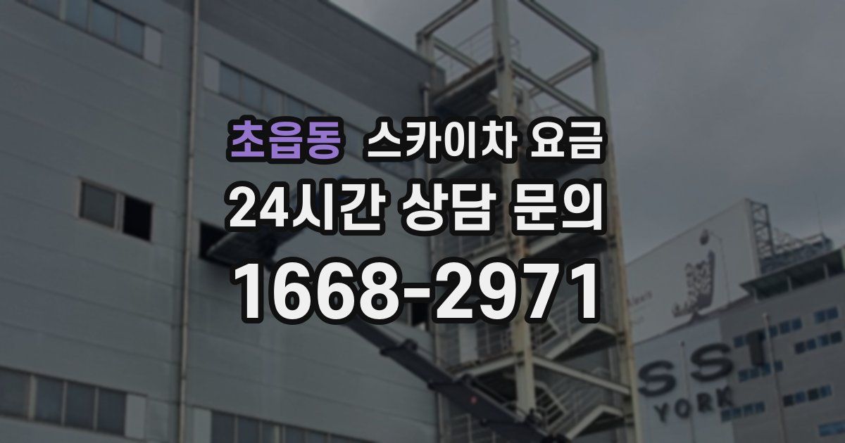 초읍동 스카이차 요금