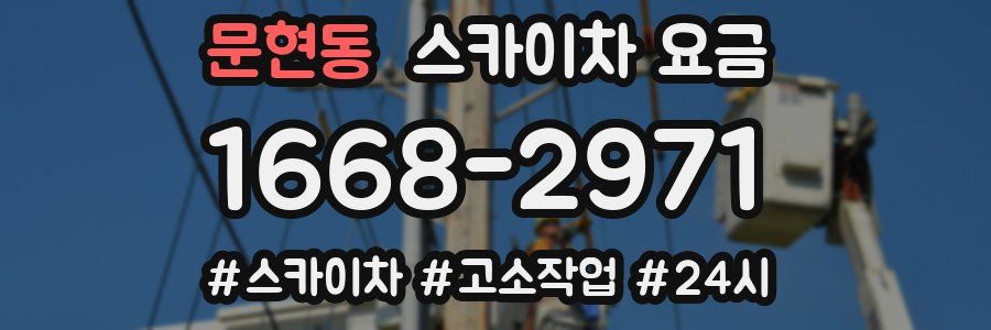 문현동 스카이차 요금