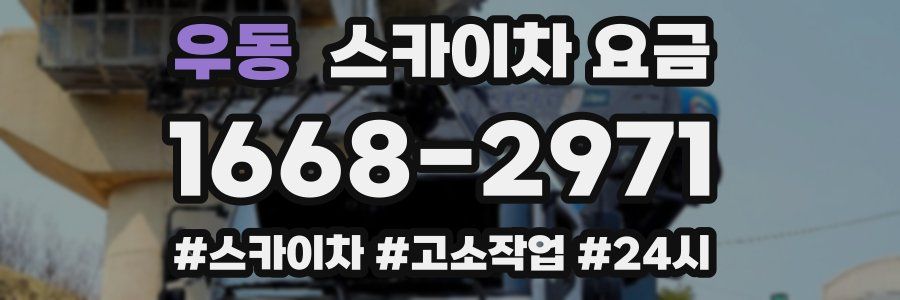 우동 스카이차 요금