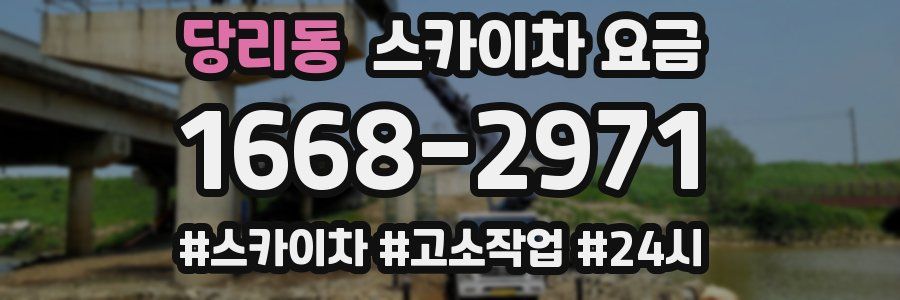 당리동 스카이차 요금