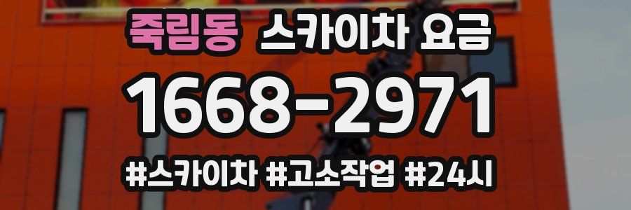 죽림동 스카이차 요금