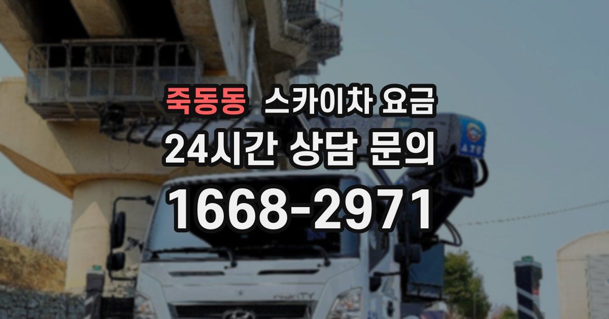 죽동동 스카이차 요금