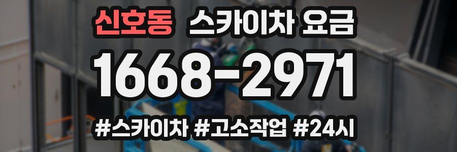 신호동 스카이차 요금