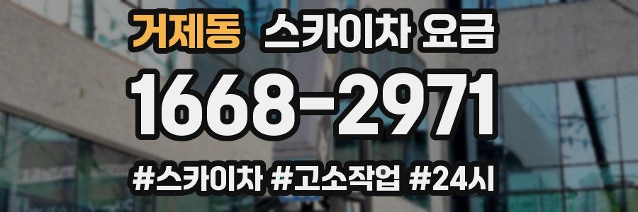 거제동 스카이차 요금