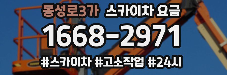 동성로3가 스카이차 요금