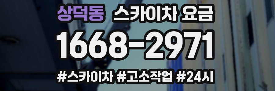 상덕동 스카이차 요금