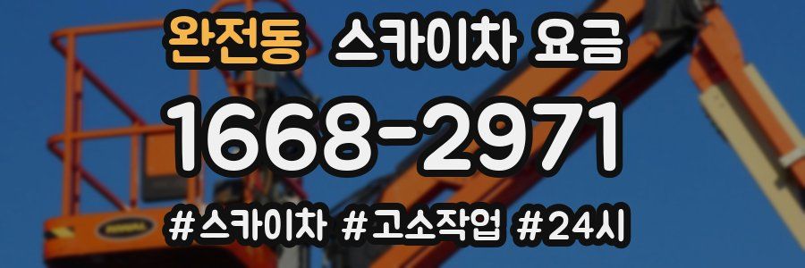 완전동 스카이차 요금