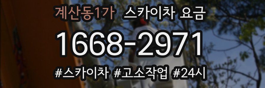 계산동1가 스카이차 요금