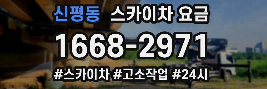 신평동 스카이차 요금