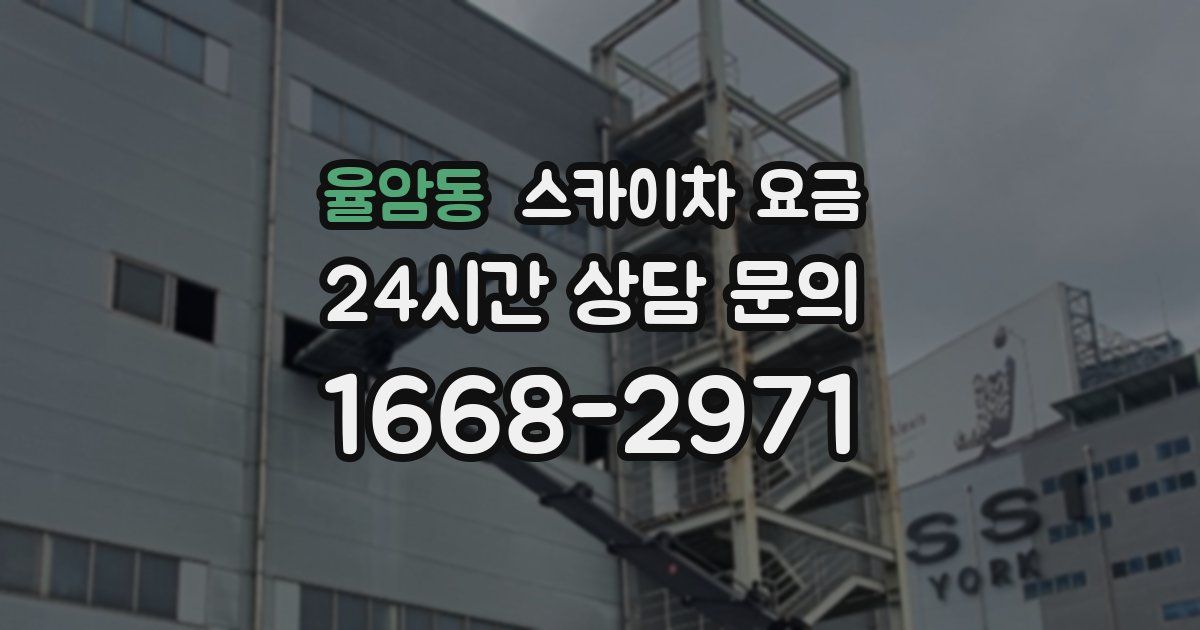율암동 스카이차 요금