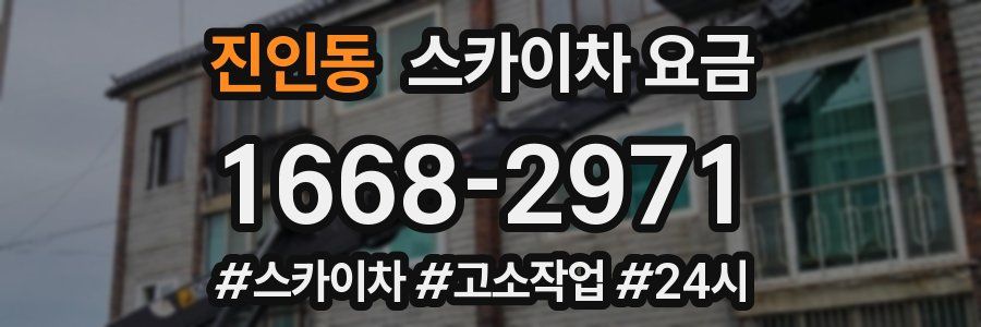 진인동 스카이차 요금