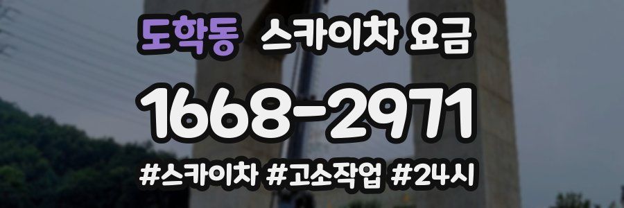 도학동 스카이차 요금
