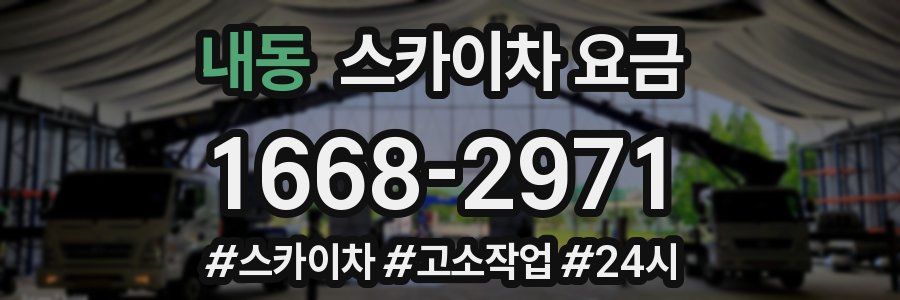 내동 스카이차 요금