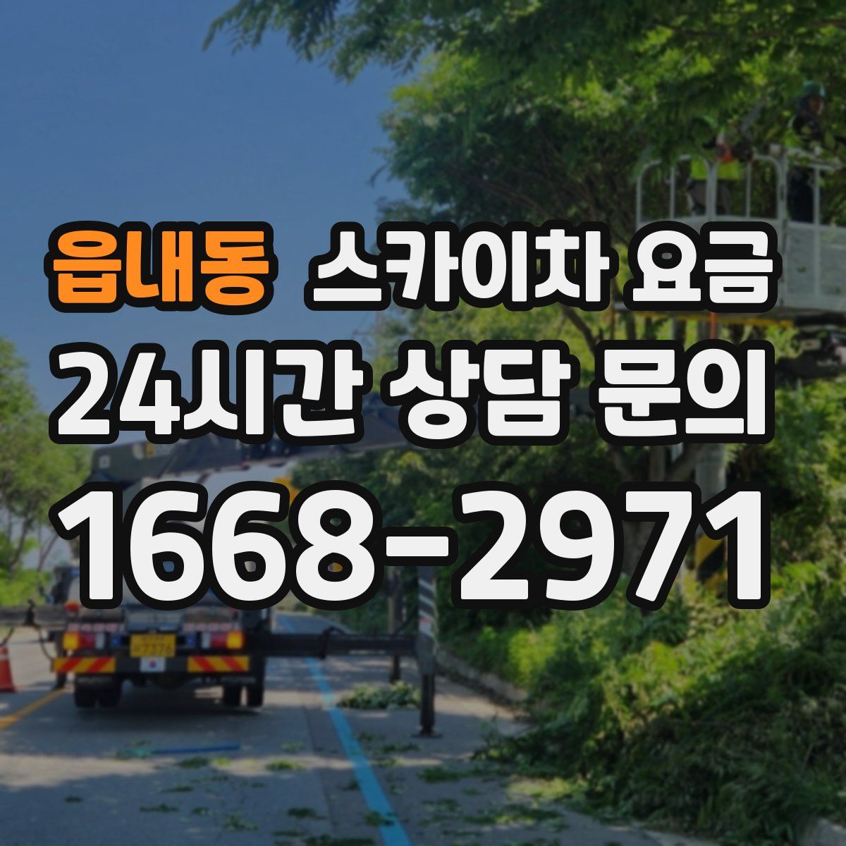 읍내동 스카이차 요금