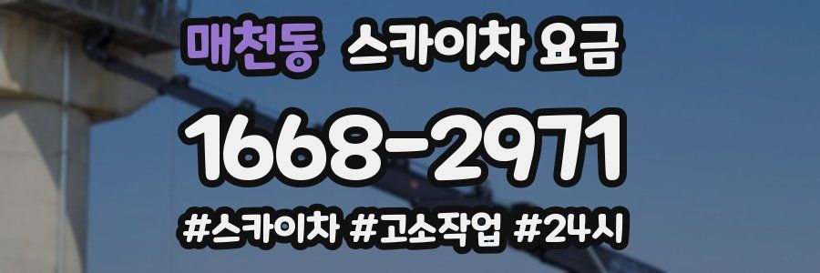 매천동 스카이차 요금