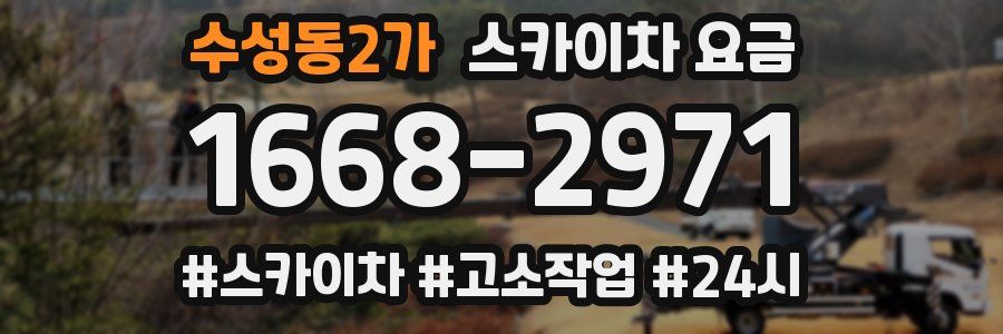 수성동2가 스카이차 요금