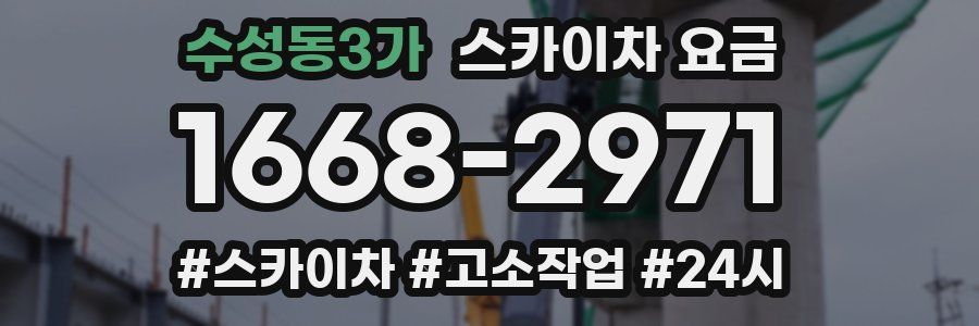 수성동3가 스카이차 요금