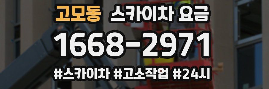 고모동 스카이차 요금