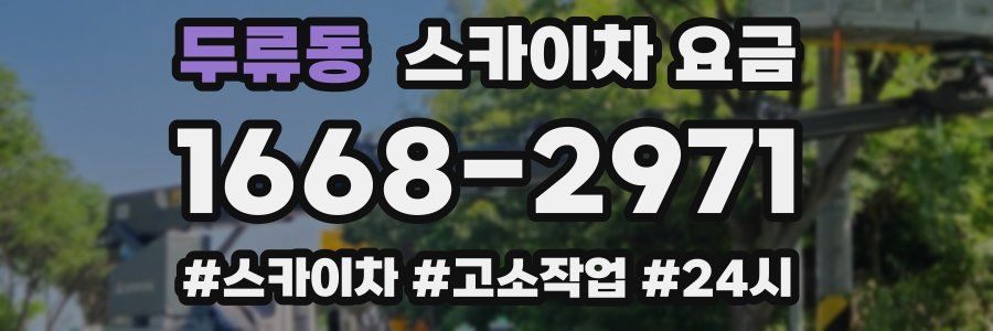 두류동 스카이차 요금