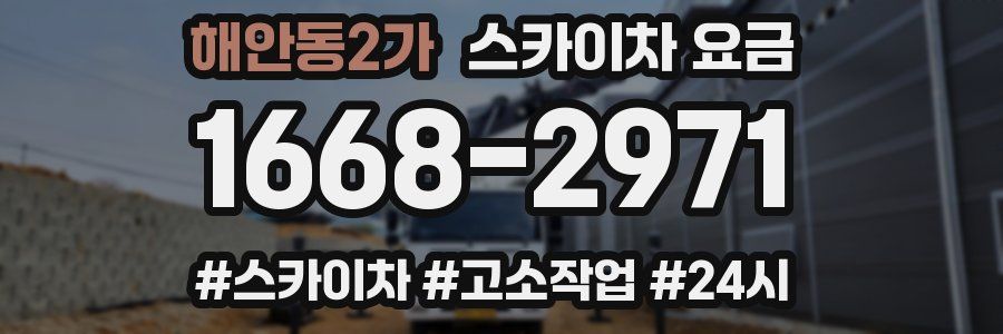 해안동2가 스카이차 요금