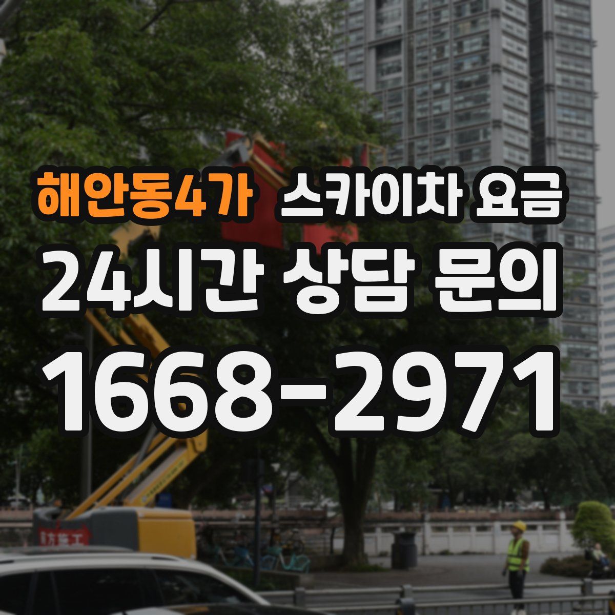 해안동4가 스카이차 요금
