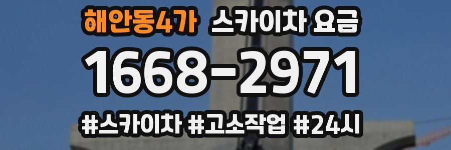 해안동4가 스카이차 요금