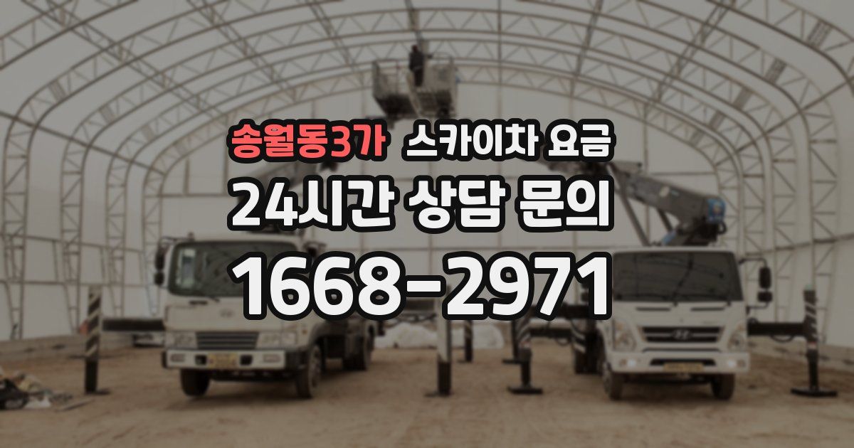 송월동3가 스카이차 요금