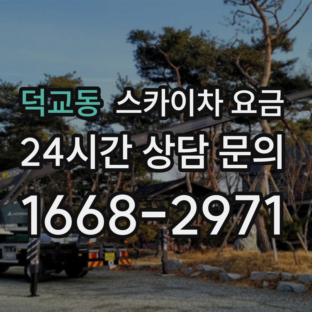 덕교동 스카이차 요금