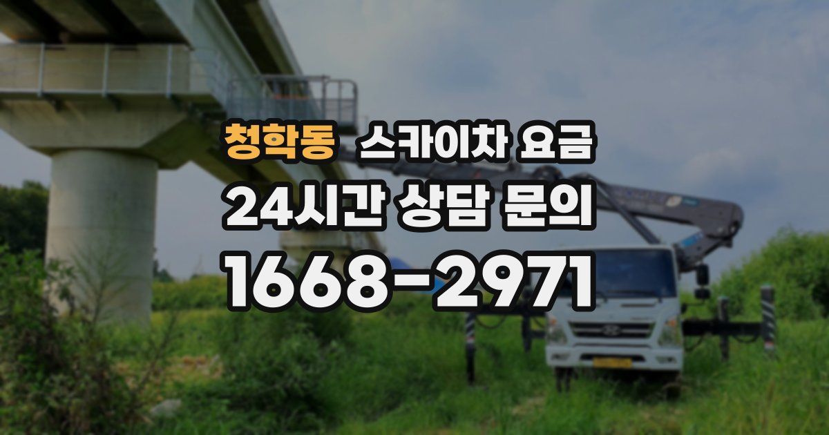 청학동 스카이차 요금