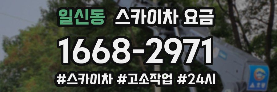 일신동 스카이차 요금