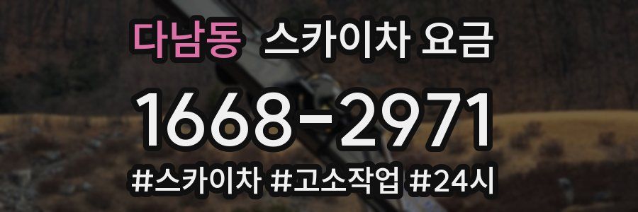 다남동 스카이차 요금