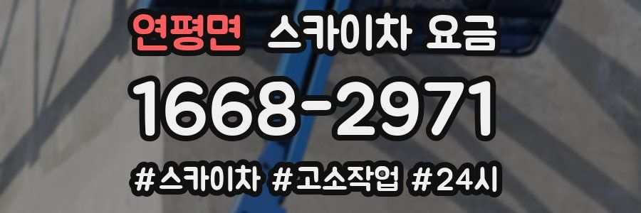 연평면 스카이차 요금