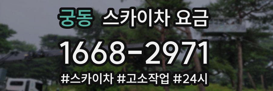 궁동 스카이차 요금